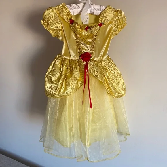 Precious belle princess fit flare cap sleeve dress Disney princess Halloween